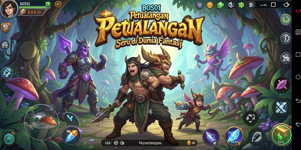 Tangkapan layar menunjukkan gameplay mendebarkan di dunia petualangan.