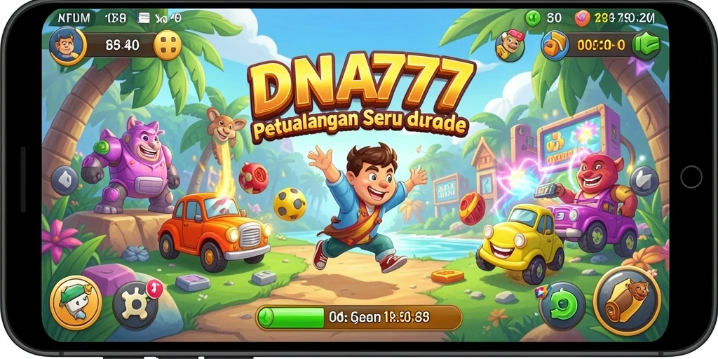 Screenshot gameplay DNA777 menampilkan aksi seru dan tantangan arcade.