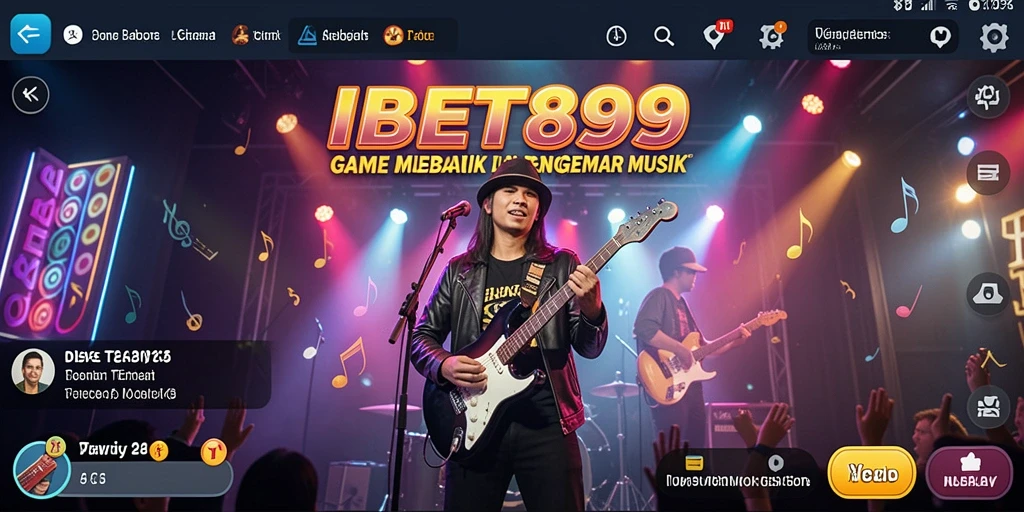 Tampilan gameplay IBET899 yang penuh warna dan interaktif.
