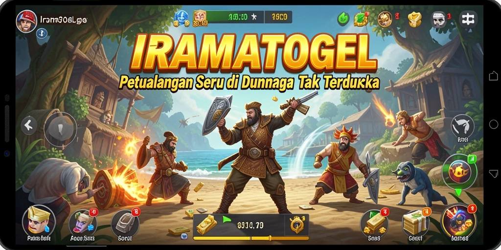 Tangkapan layar gameplay <strong>IRAMATOGEL</strong> menunjukkan petualangan mendebarkan dan tantangan yang ada.