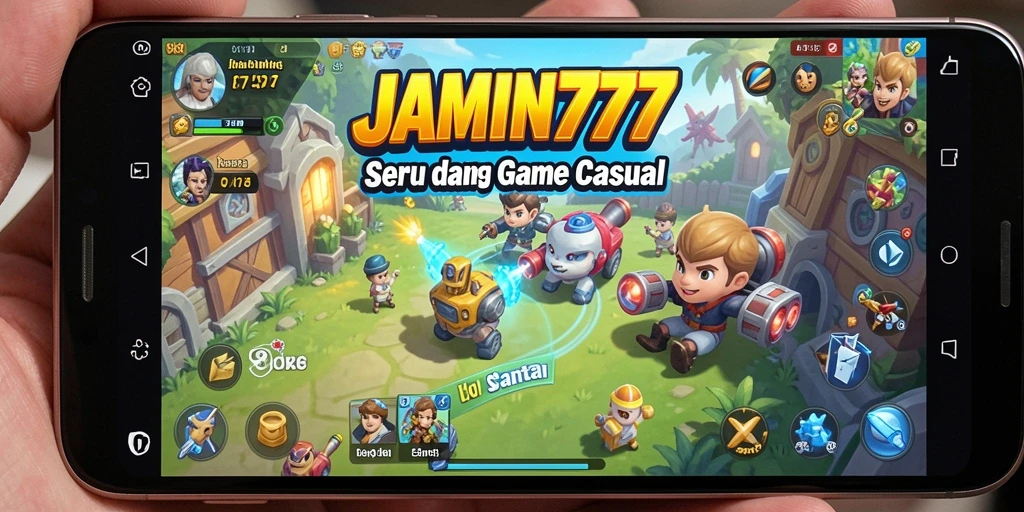 Tampilan menyeronokkan dari gameplay JAMIN777 yang santai.