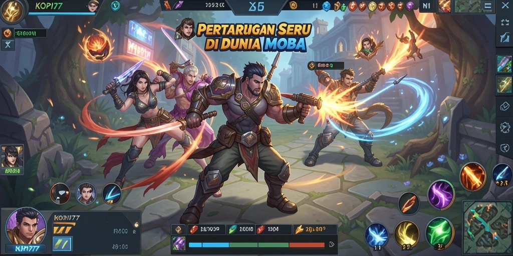 Gameplay seru dan menegangkan di KOPI77 dengan tim heroik.