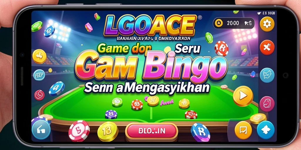 Tampilan menarik dari gameplay Bingo di LGOACE yang seru.