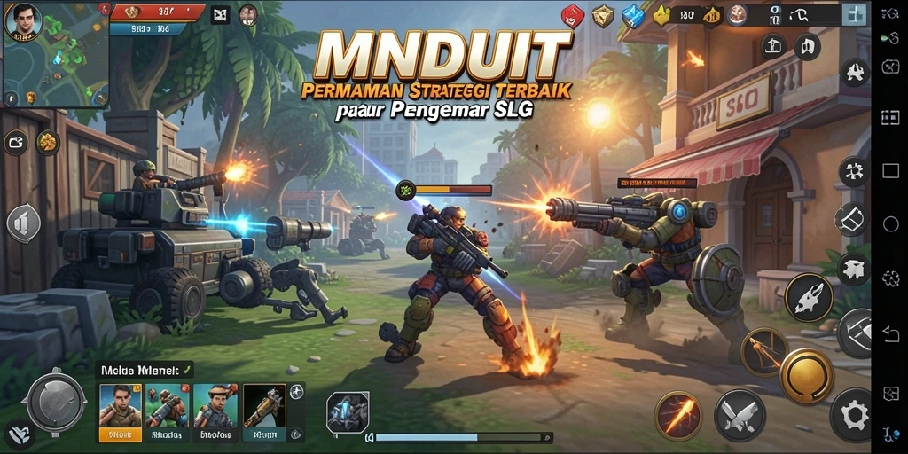 Tampilan gameplay MNDUIT yang mendebarkan dan penuh strategi.