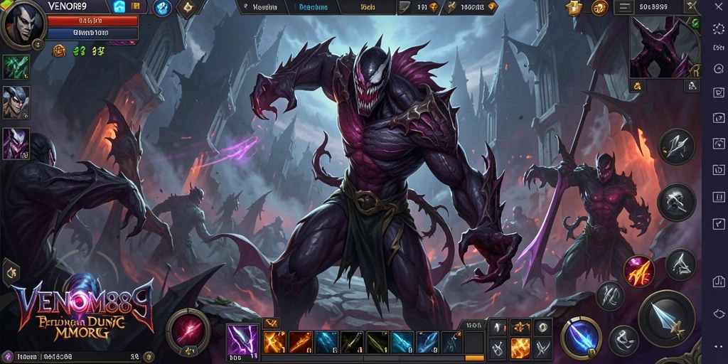 Menampilkan aksi pertarungan epik dalam dunia MMORPG