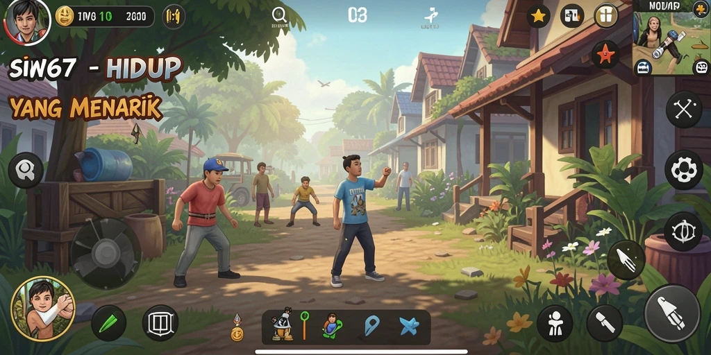 Tampilan menakjubkan dari gameplay W67 yang mengasyikkan.