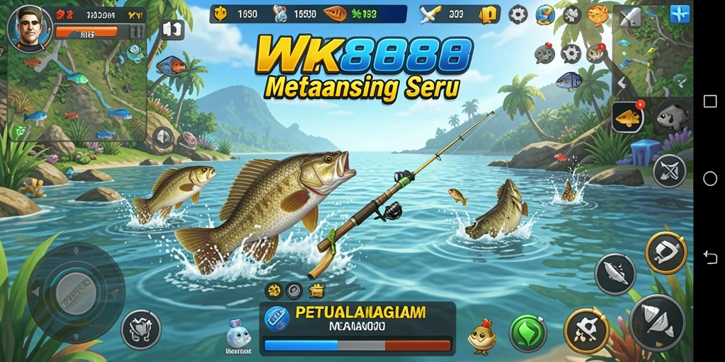 Tangkapan besar dan suasana memancing yang realistis.